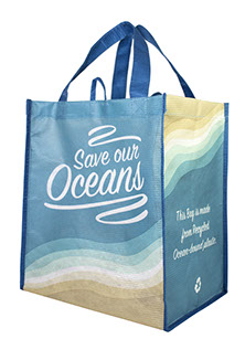 Ocean tote reusable eco-friendly bag