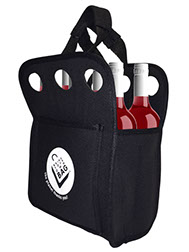 6 bottle neoprene beverage sleeve low