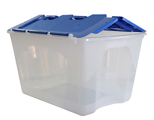 Double lid bins