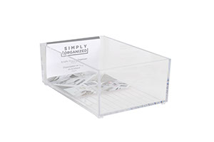 Medium acrylic drawer organizer