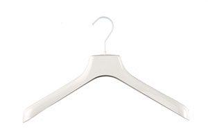 Plastic coat hanger