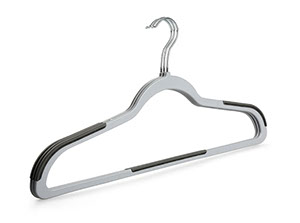 Plastic no slip hanger