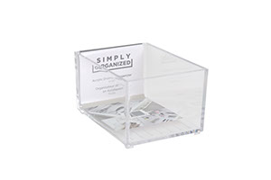 Small acrylic drawer organizer