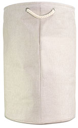 White laundry hamper