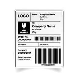 Mailing label