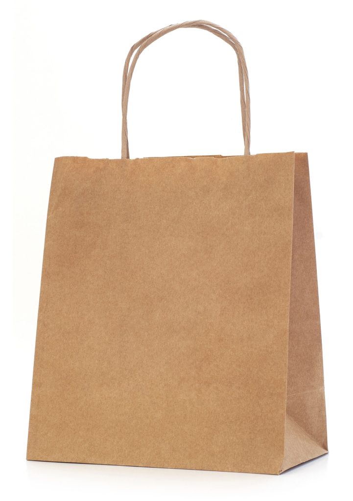 Eco-friendly brown paper bag
