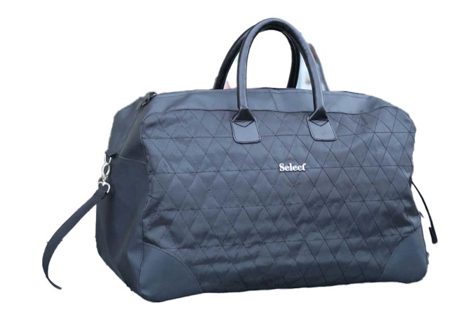 Navy blue duffle bag