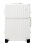 white suitcase