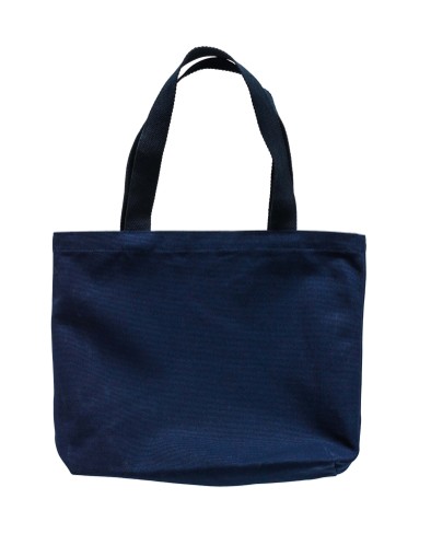 Navy blue tote bag