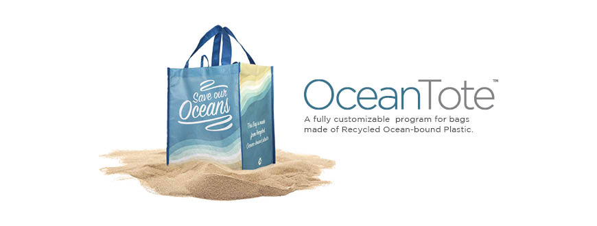 Ocean tote reusable eco-friendly bag