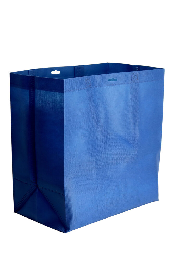 delivery bag instore products blue